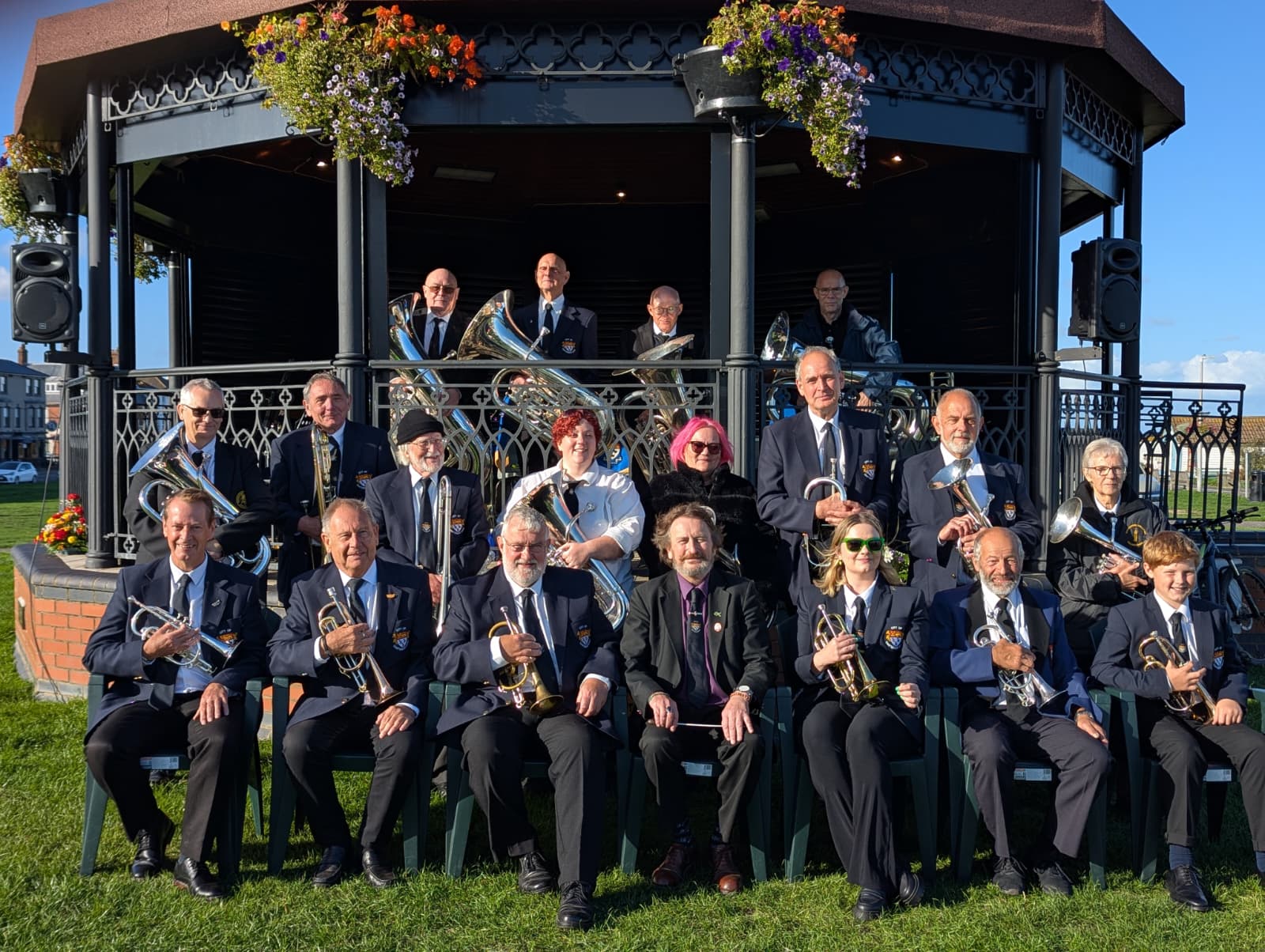 Canterbury City Band performing at Deal Bandstand on 25th September 2025
